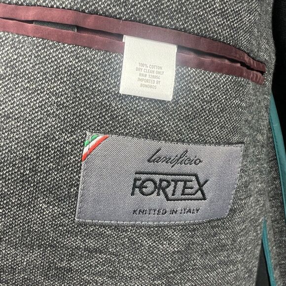 Bonobos Men's Jetsetter Knit Blazer Jacket Size 44R Italy Fortex - Picture 10 of 16